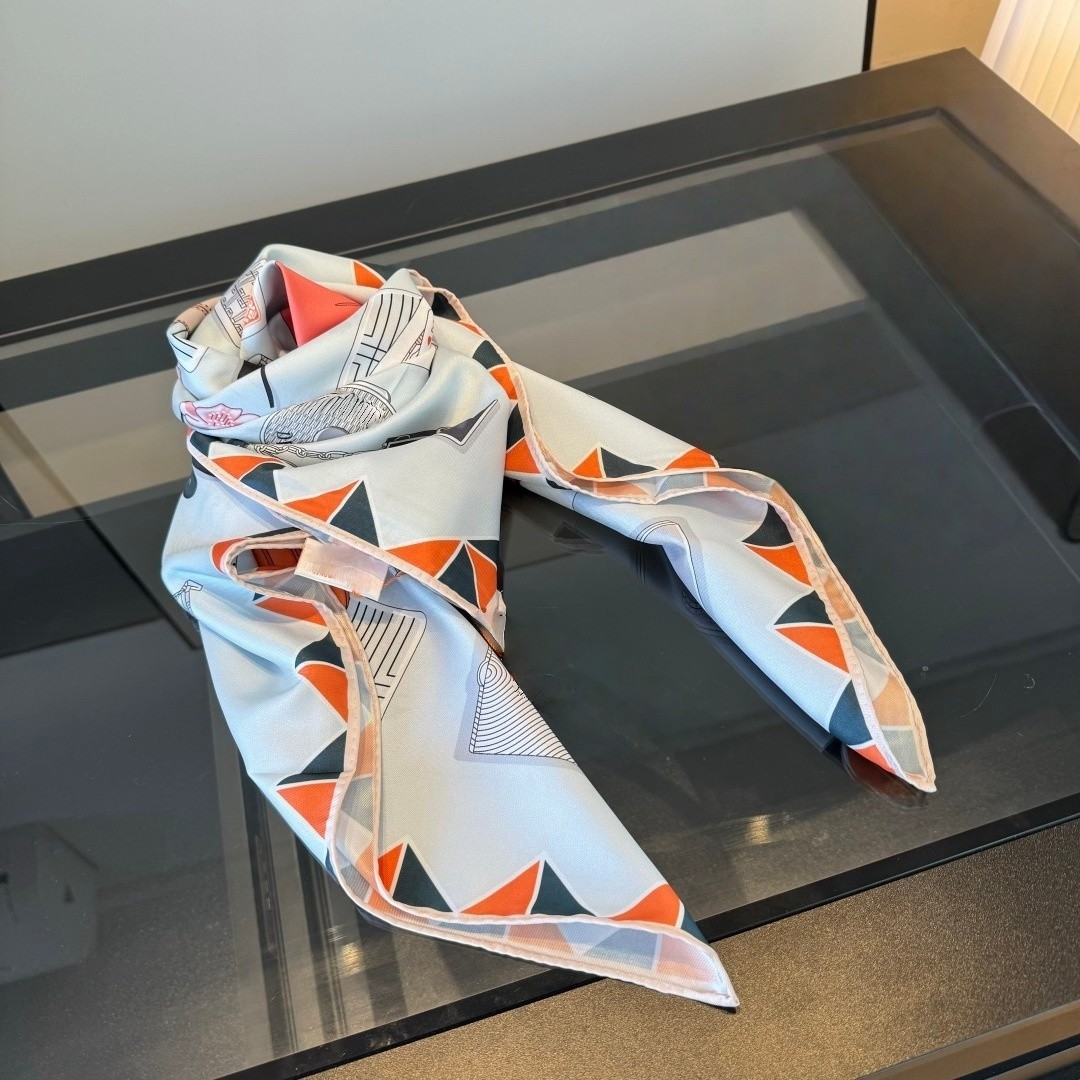 Travel Accessories Neck - Top-Tier Pure Silk Women's Scarves French
