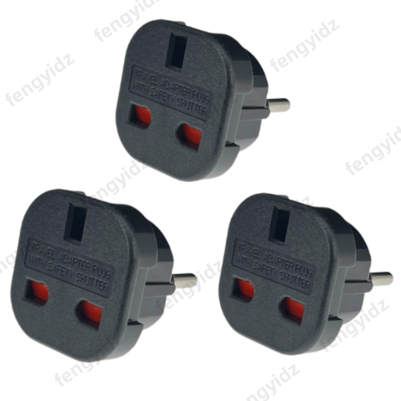 Travel Accessories Europe - 3PCS UK to EU Plug Adapter