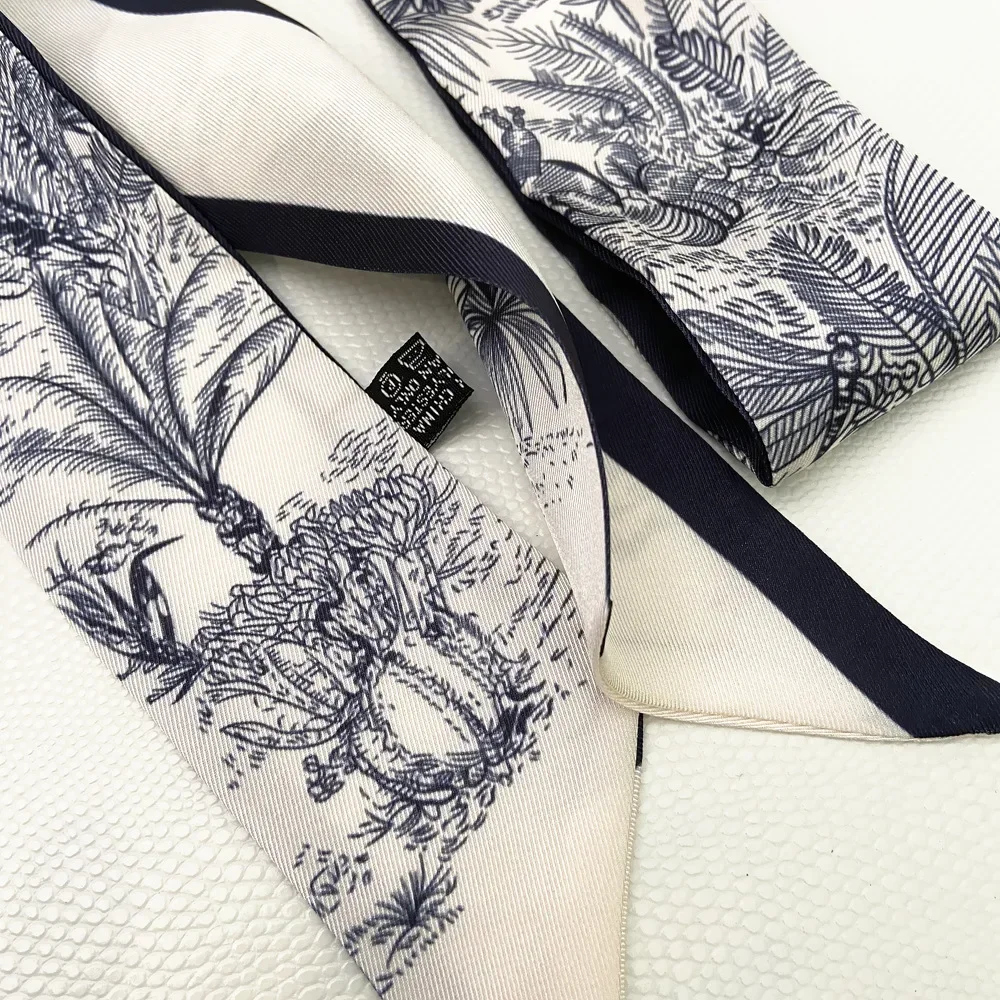 Extended Ribbon Scarf, Silk Ha - Travel Accessories Neck reseña y precio