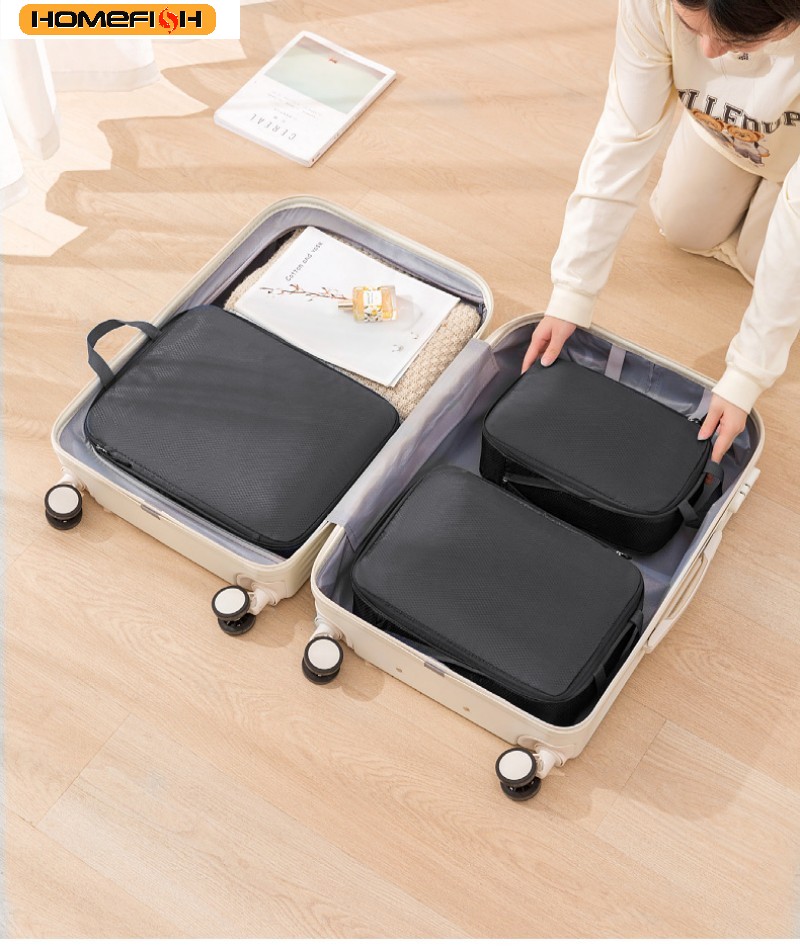 HOMEFISH 3Pcs/Set Travel Compr - Travel Accessories Organiser reseña y precio