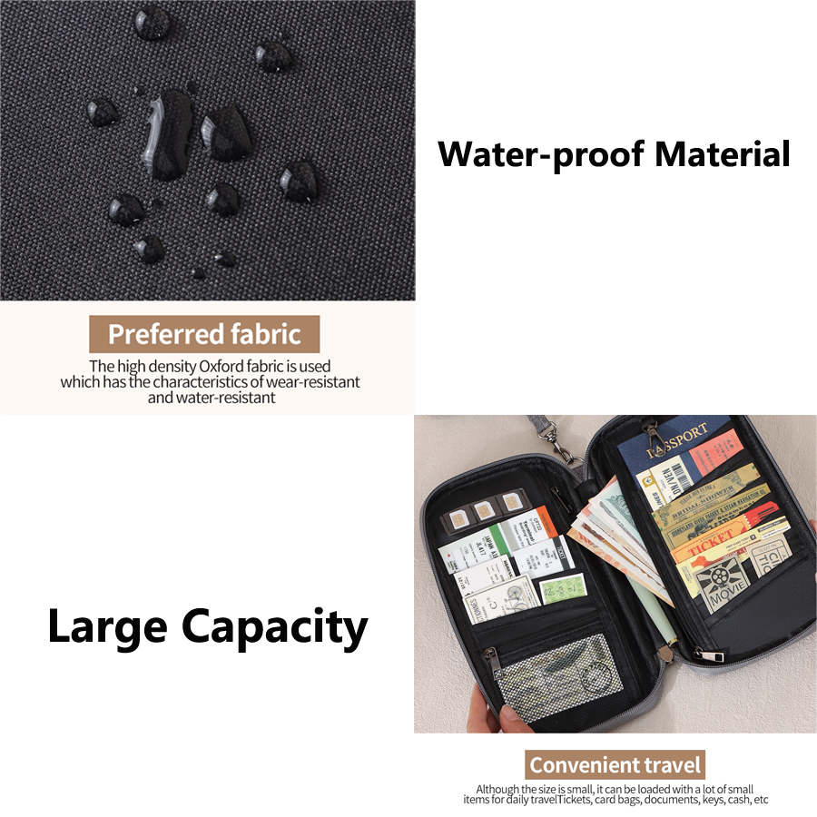 Rfid Blocking Passport Wallet  - Travel Accessories Essentials reseña y precio