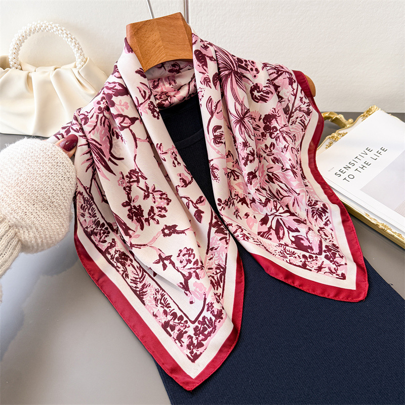 Luxury Summer Square Silk Scar - Travel Accessories Neck reseña y precio