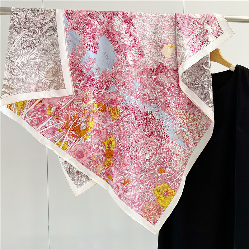 Mulberry Silk Scarf Double Fac - Travel Accessories Neck reseña y precio