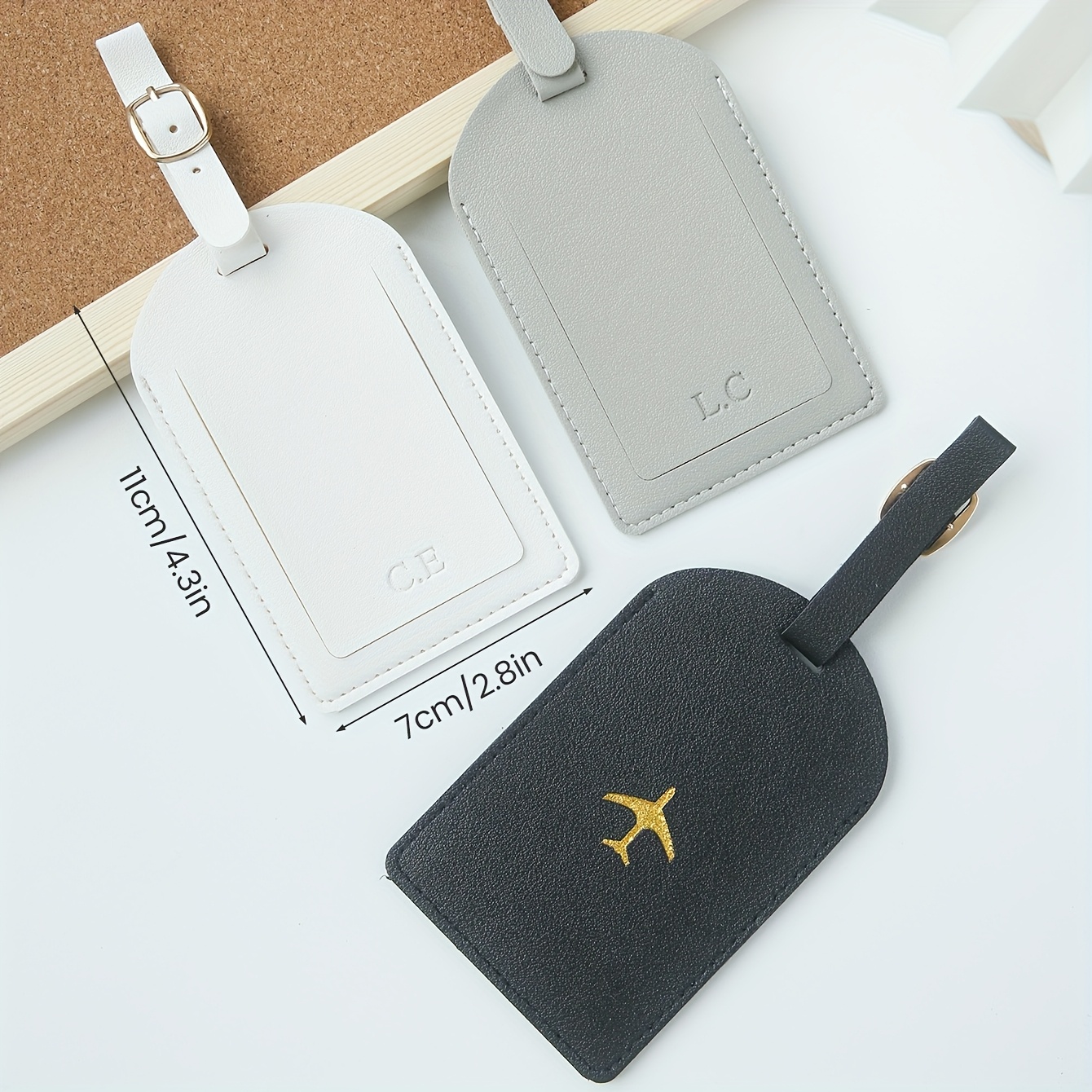 1PC Custom Initials Luggage Ta - Travel Accessories Logo reseña y precio