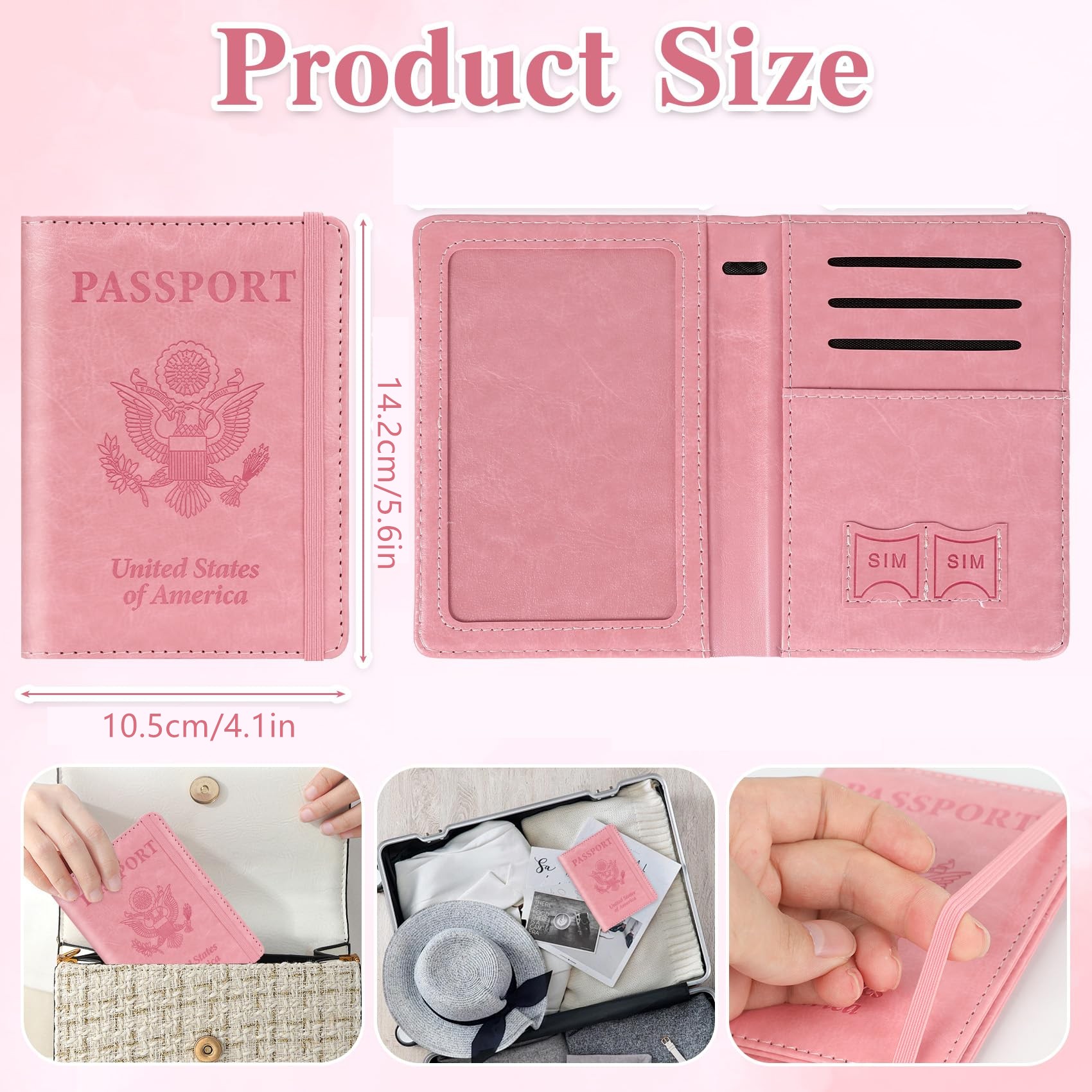 Passport Holder for Travel, Rf - Travel Accessories Essentials reseña y precio