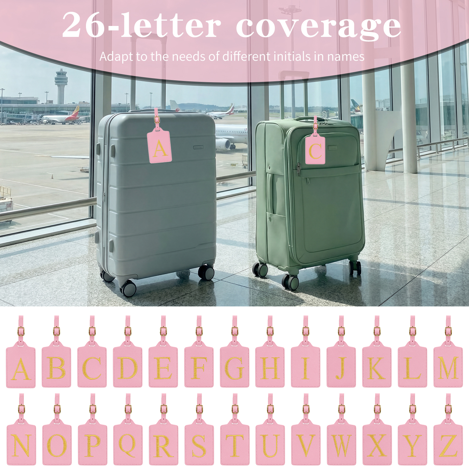 MIYIN 26 letters Luggage Tags  - Travel Accessories Essentials reseña y precio