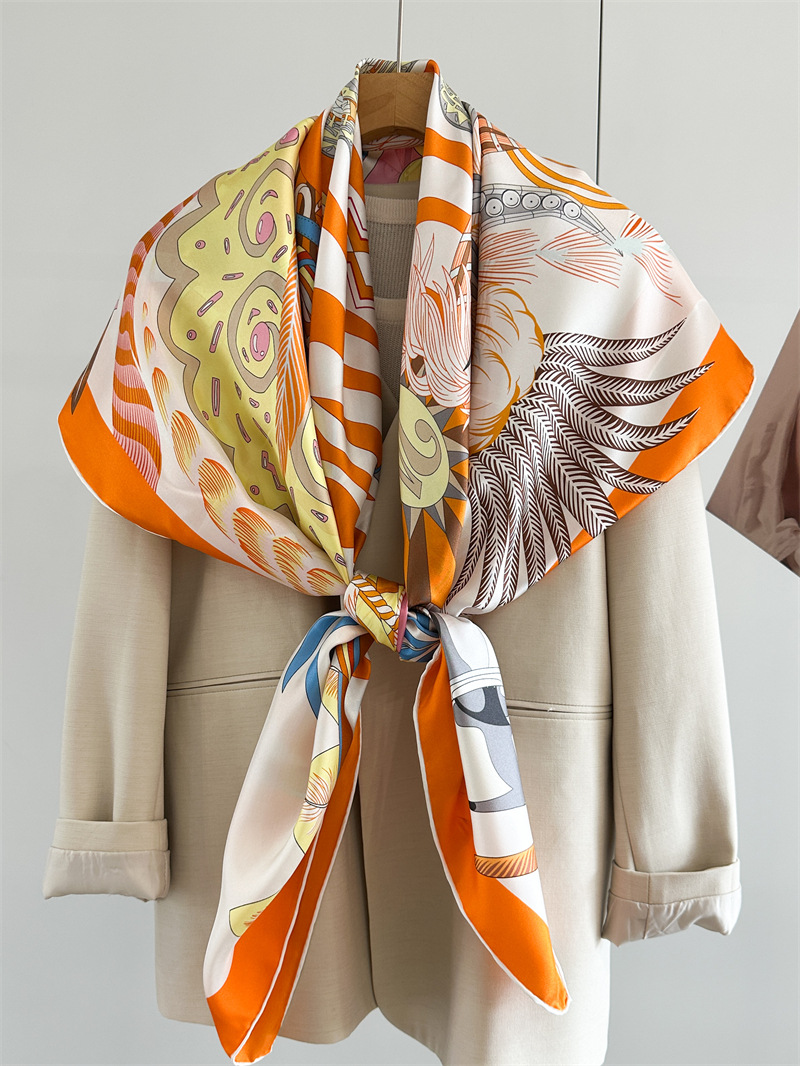 Designer Silk Scarf Women Spri - Travel Accessories Neck reseña y precio