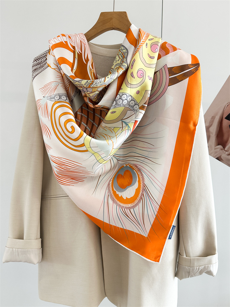 Designer Silk Scarf Women Spri - Travel Accessories Neck reseña y precio