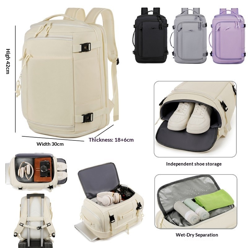 Travel Backpack Large Capacity - Travel Accessories Logo reseña y precio