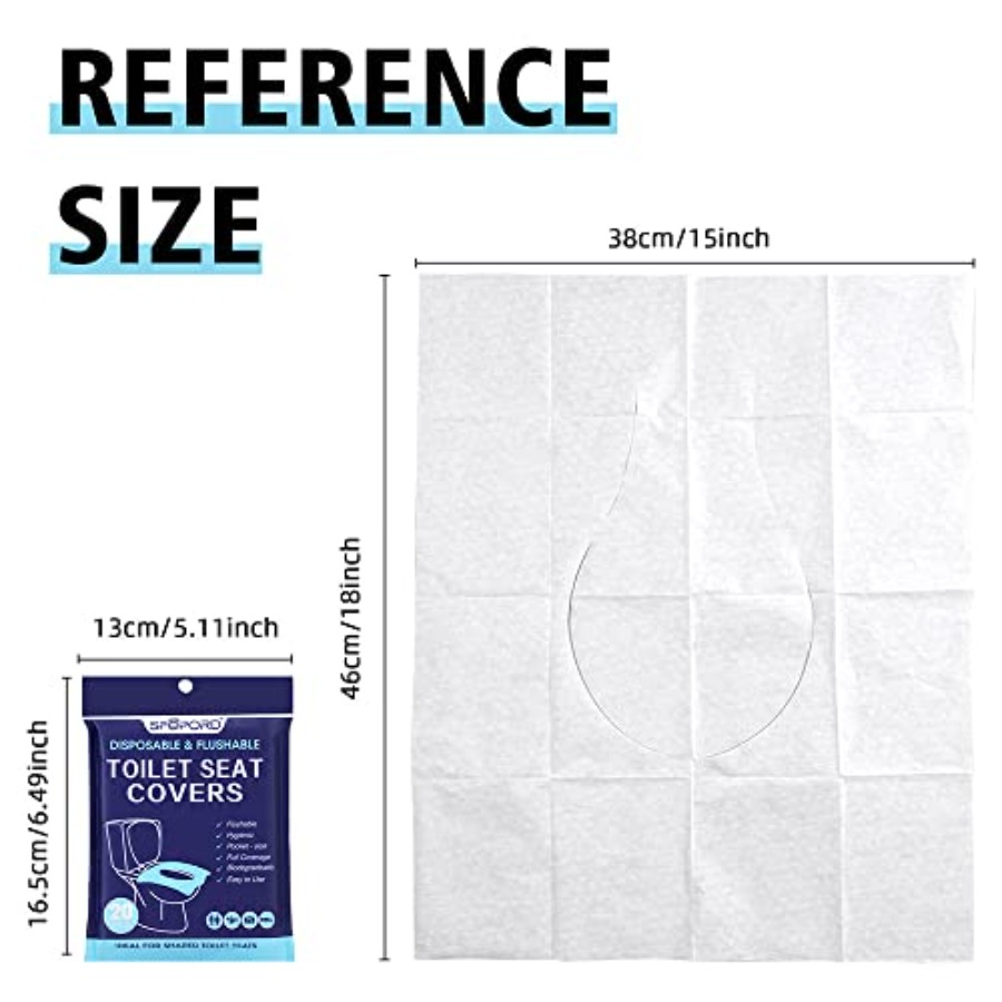 XL 100PCS Toilet Seat Covers D - Travel Accessories Essentials reseña y precio