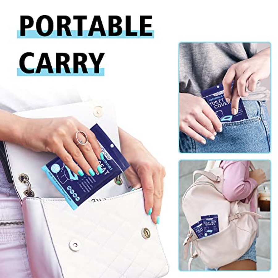 XL 100PCS Toilet Seat Covers D - Travel Accessories Essentials reseña y precio
