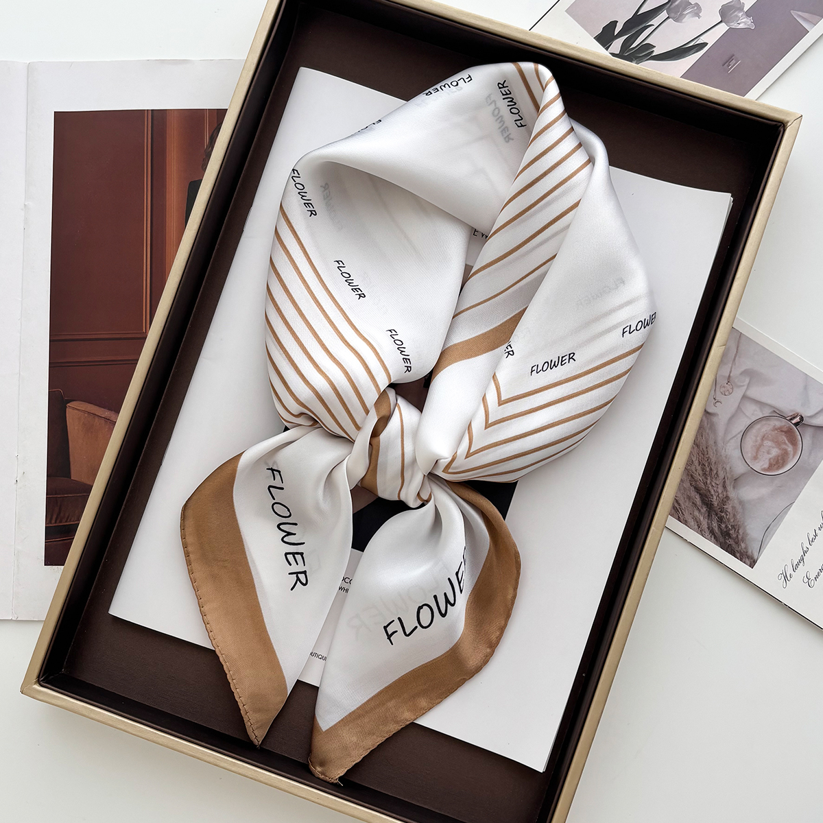 Luxury Print Scarf For Women E - Travel Accessories Neck reseña y precio