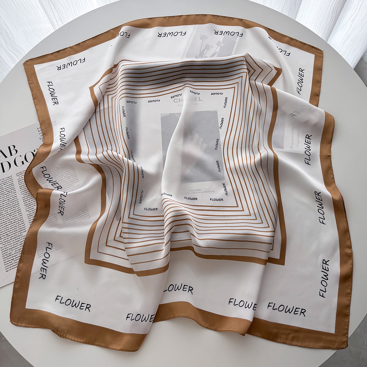 Luxury Print Scarf For Women E - Travel Accessories Neck reseña y precio