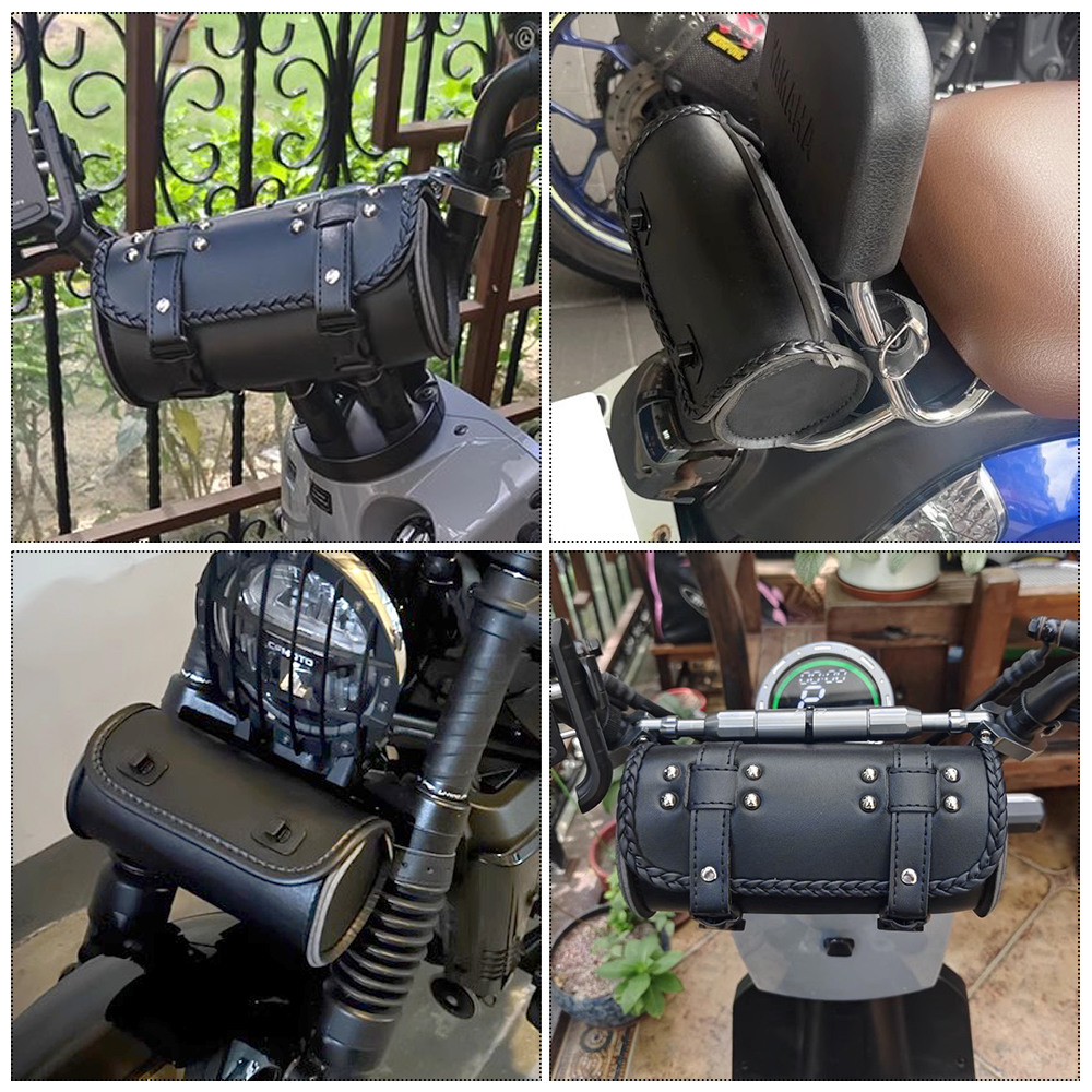 Motorcycle Fork PU Leather Tra - Travel Accessories Logo reseña y precio