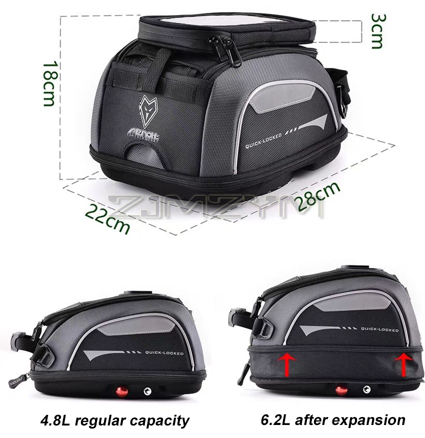Motorcycle Fuel Tank Bag For C - Travel Accessories Logo reseña y precio