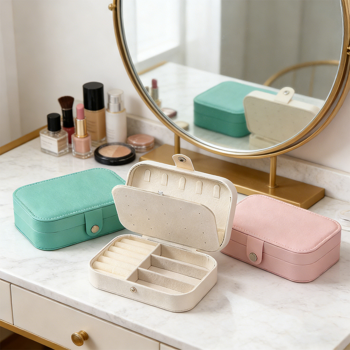 New Portable Multi-Compartment - Travel Accessories Display reseña y precio