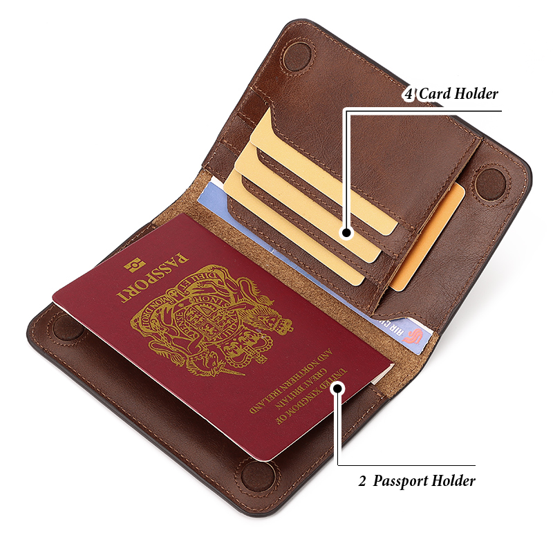 Genuine Leather Protective Pas - Travel Accessories Essentials reseña y precio