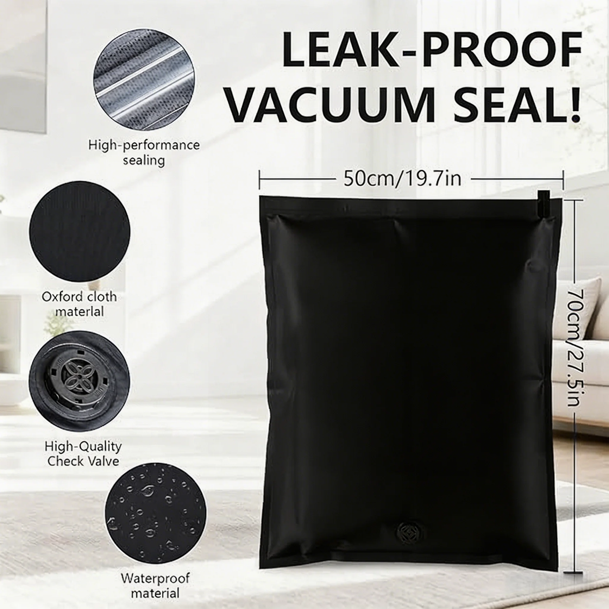 Oxford Fabric Roll Up Vacuum B - Travel Accessories Organiser reseña y precio