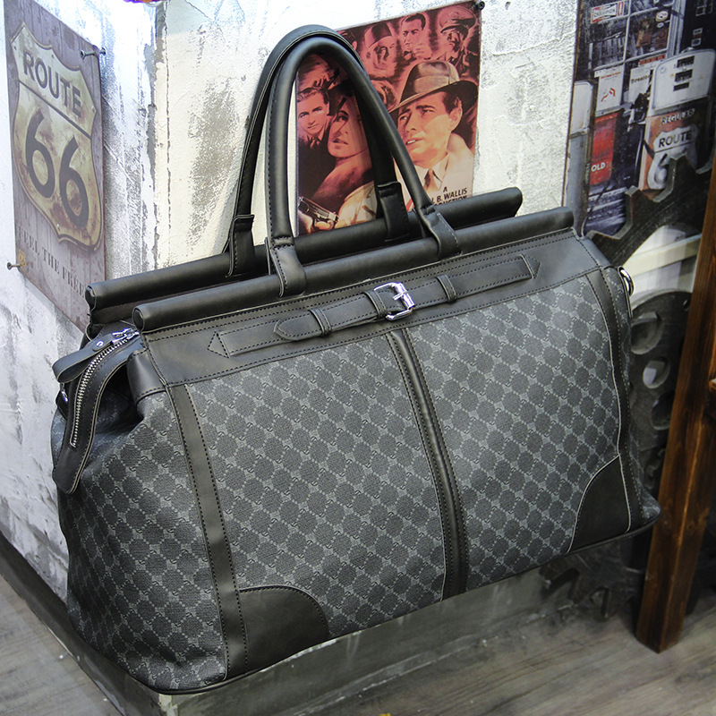 Fashion Plaid Travel Bag Men H - Travel Accessories Logo reseña y precio