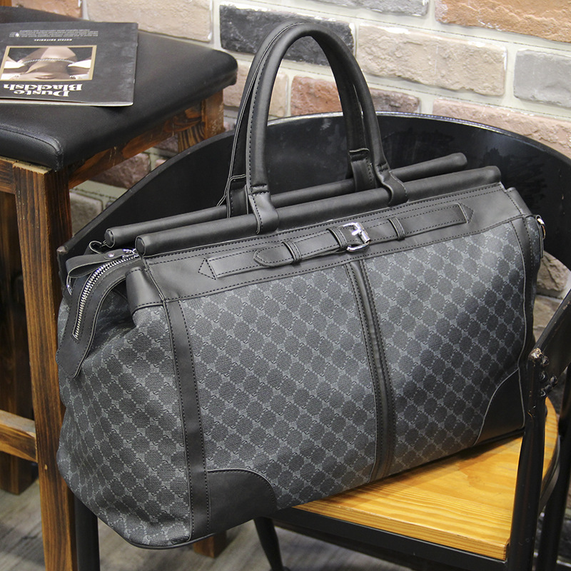 Fashion Plaid Travel Bag Men H - Travel Accessories Logo reseña y precio