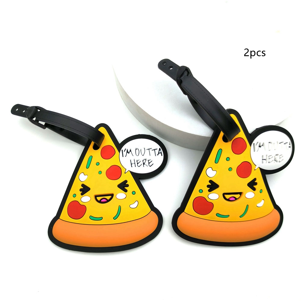 2pcs Delicious Food Pizza Lugg - Travel Accessories Essentials reseña y precio