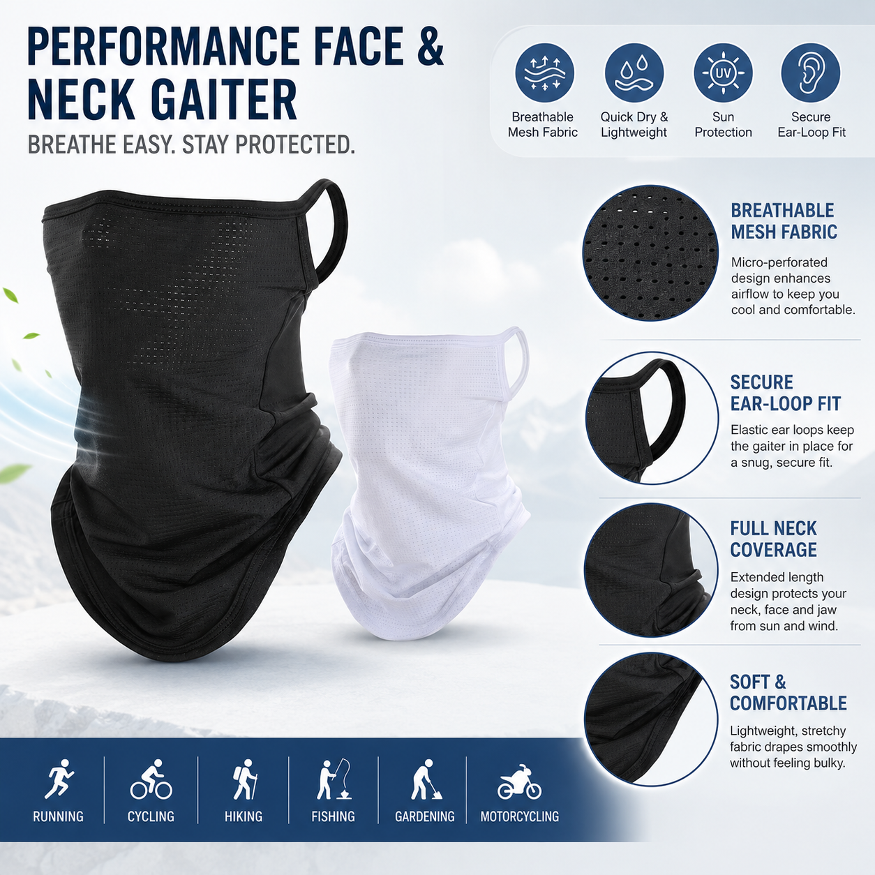 Breathable Quick-Dry Neck Gait - Travel Accessories Neck reseña y precio