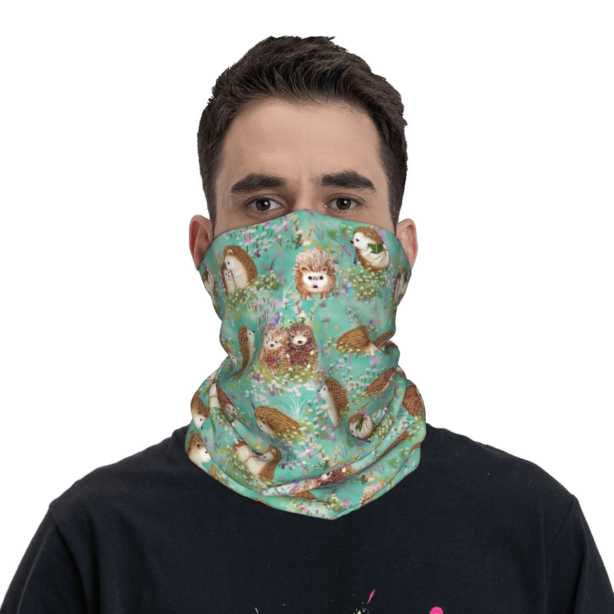 Autumn Hedgehog Spring Floral  - Travel Accessories Neck reseña y precio