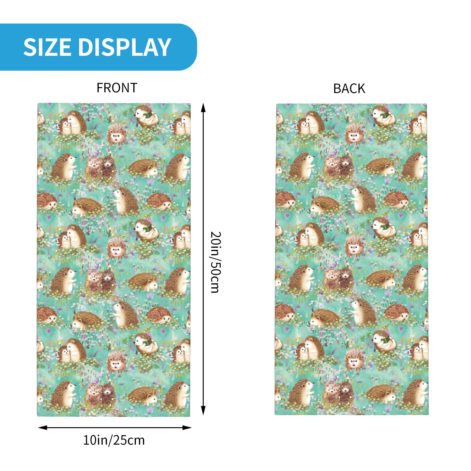 Autumn Hedgehog Spring Floral  - Travel Accessories Neck reseña y precio