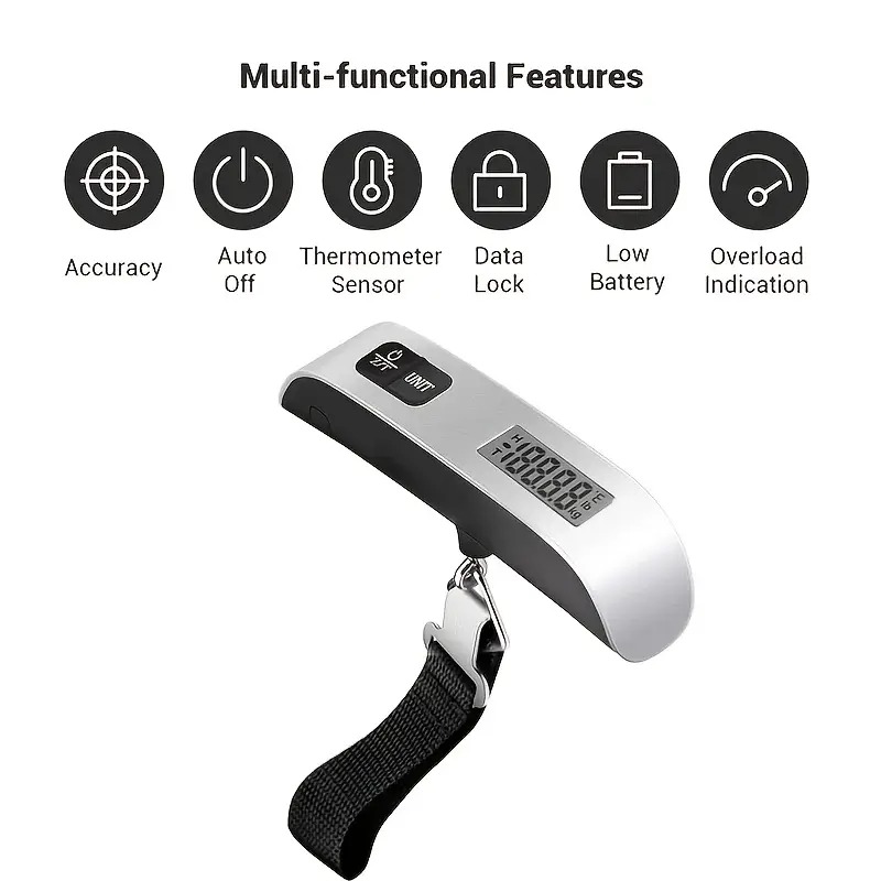 Portable Scale Digital LCD Dis - Travel Accessories Display reseña y precio
