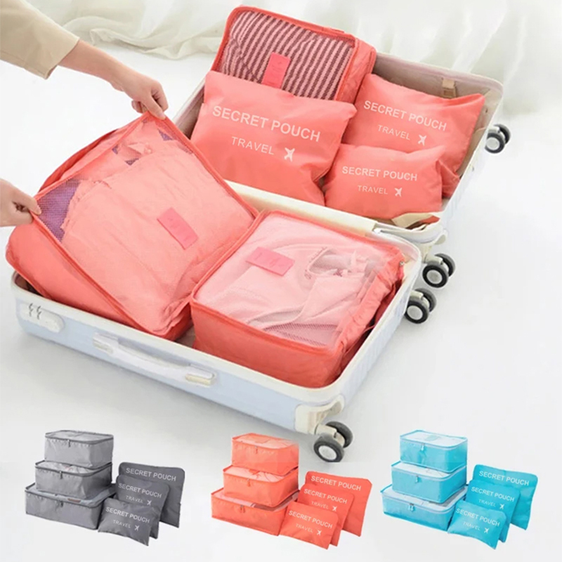 6pcs Travel Storage Bag Large  - Travel Accessories Organiser reseña y precio