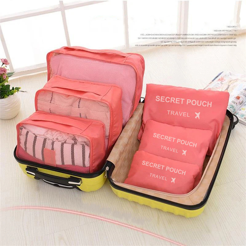 6pcs Travel Storage Bag Large  - Travel Accessories Organiser reseña y precio