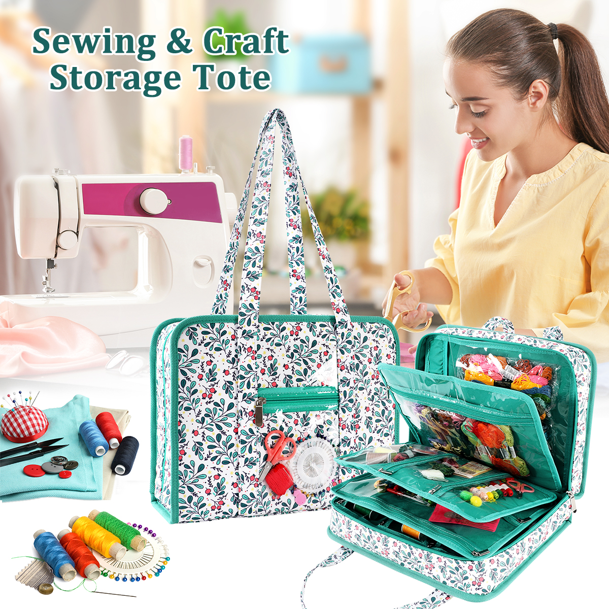 Embroidery Tools Kit Storage B - Travel Accessories Organiser reseña y precio
