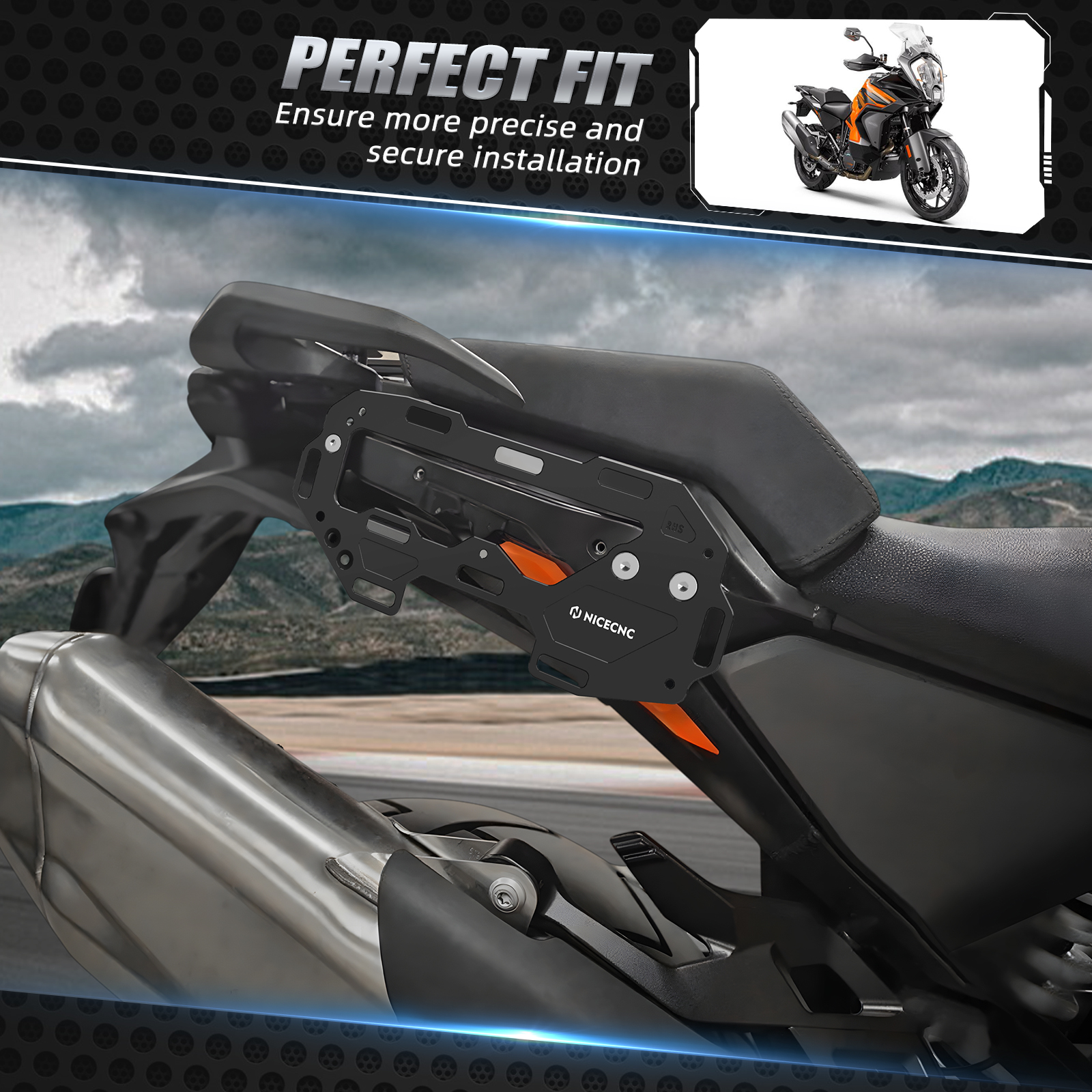 NICECNC For KTM 1290 Super Adv - Travel Accessories Logo reseña y precio