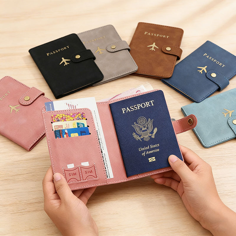 Leather Passport Holder Covers - Travel Accessories Essentials reseña y precio