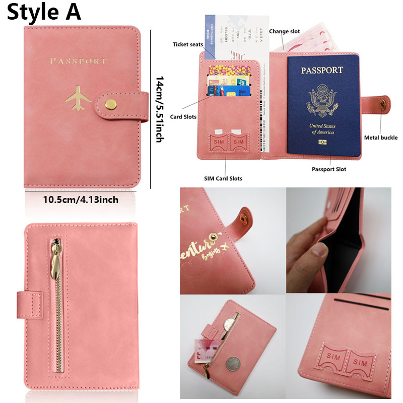 Leather Passport Holder Covers - Travel Accessories Essentials reseña y precio