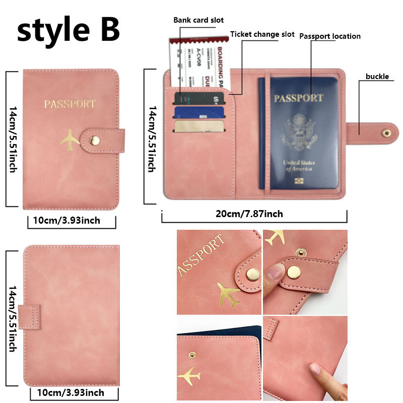 Leather Passport Holder Covers - Travel Accessories Essentials reseña y precio