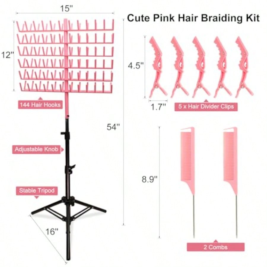 29pcs Pink Girly Hair Accessor - Travel Accessories Display reseña y precio