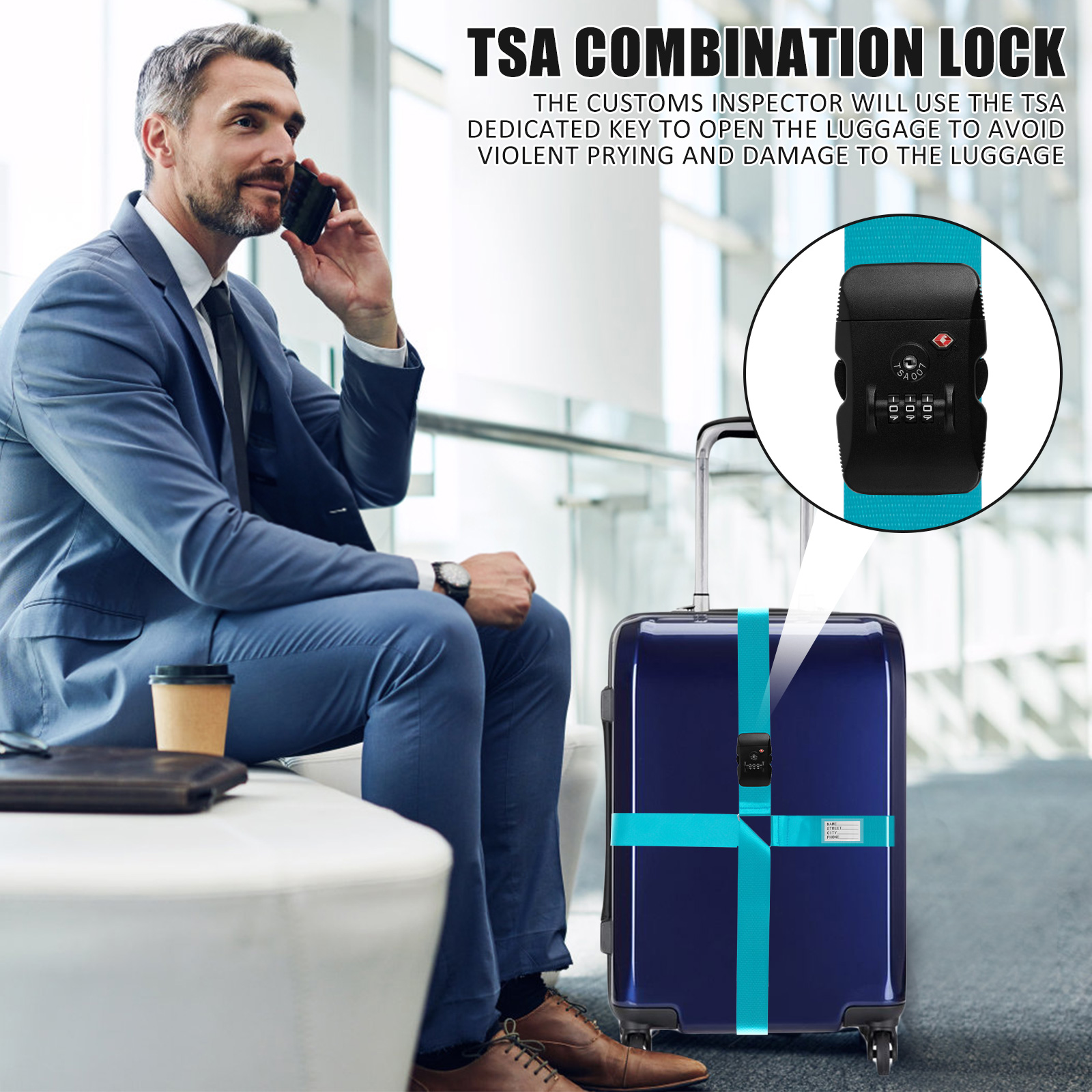 Adjustable Length Luggage Pack - Travel Accessories Essentials reseña y precio