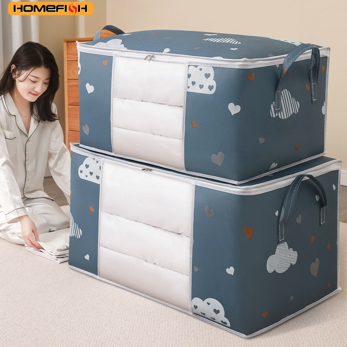 HOMEFISH Quilt Storage Bag Mul - Travel Accessories Organiser reseña y precio
