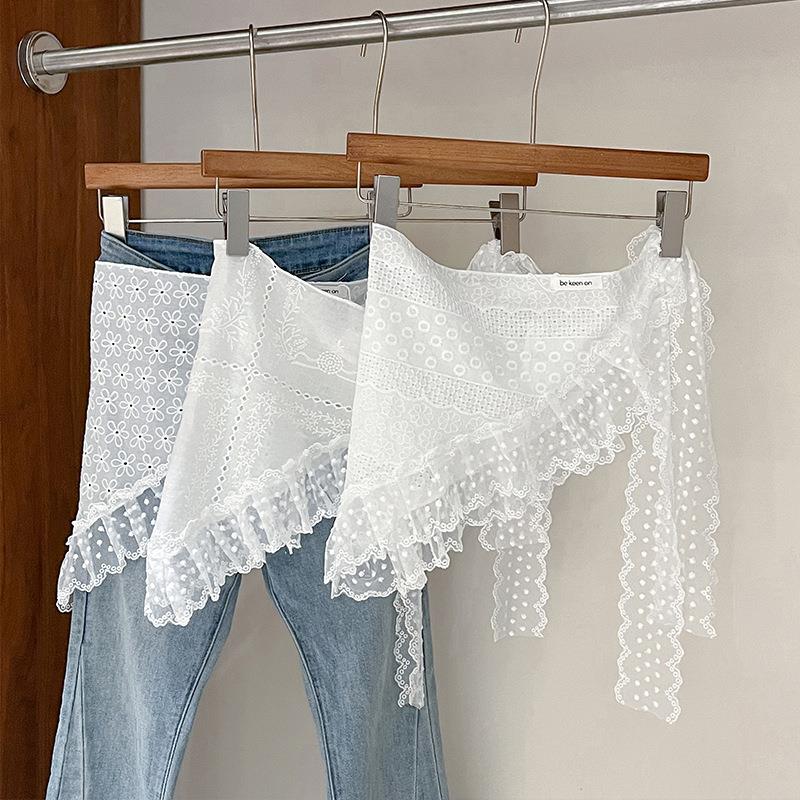 Retro Lace Trim Scarf Women Tr - Travel Accessories Neck reseña y precio