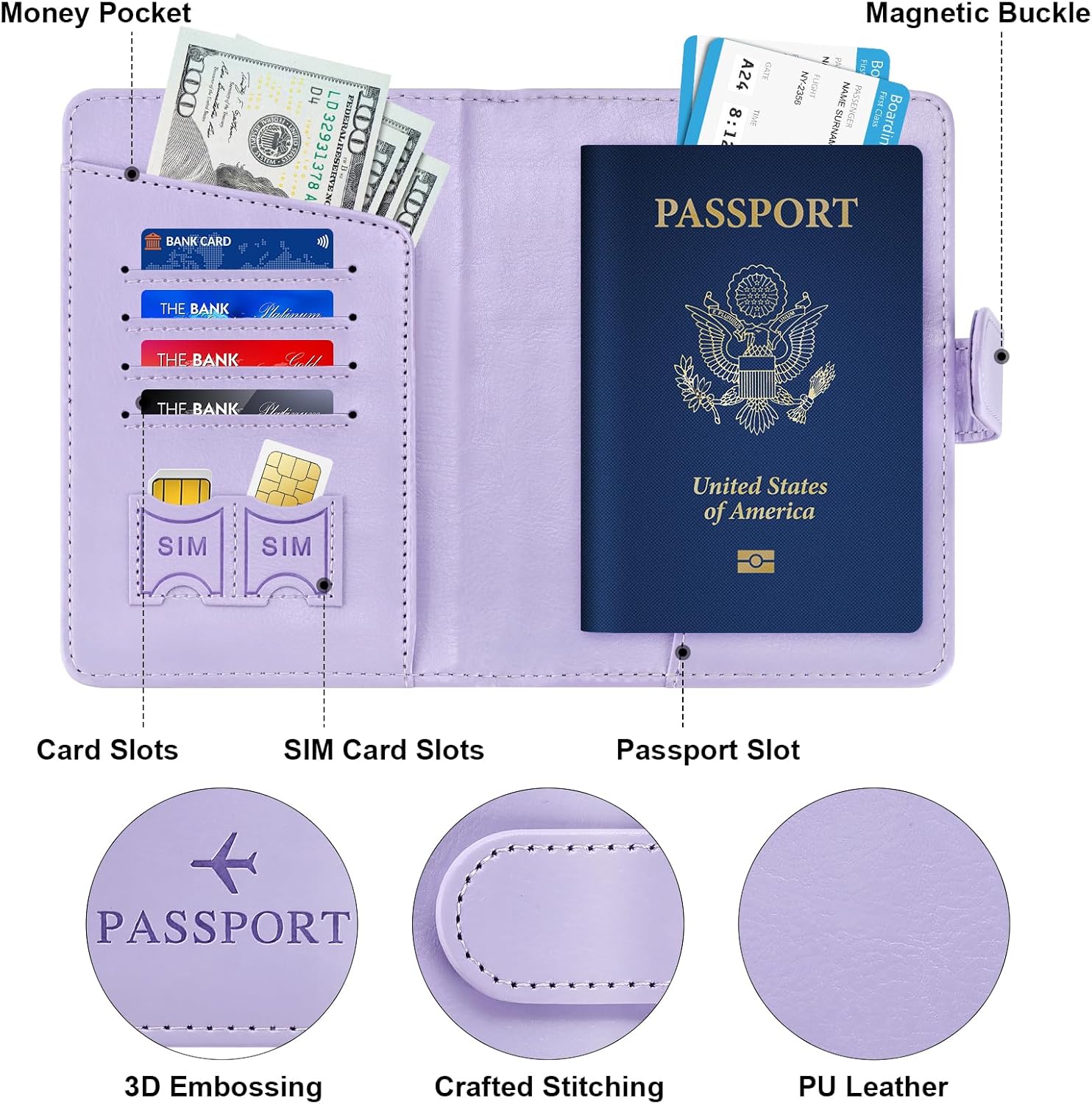 Passport Holder for Travel Cru - Travel Accessories Essentials reseña y precio