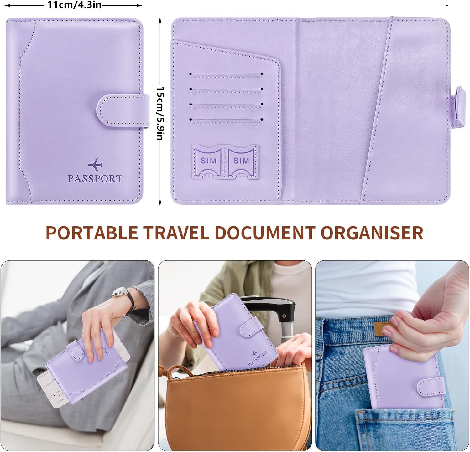 Passport Holder for Travel Cru - Travel Accessories Essentials reseña y precio