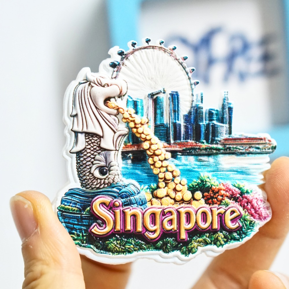 1PC Singapore Fridge Magnets,  - Travel Accessories Singapore reseña y precio