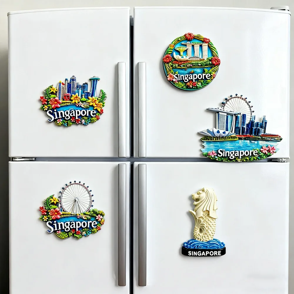1PC Singapore Fridge Magnets,  - Travel Accessories Singapore reseña y precio